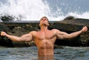 a strong man has naturally increased potency